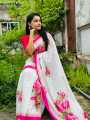Chanderi Silk Digital Printed tassel Saree Soft and comfortable 12.5 Hand Saree For Women.