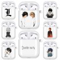 Anime Death Note Soft TPU Case for AirPods 2 1 L Yagami Light Ryuk Misa Nate Transparent Wireless Bluetooth Earphone Box Cover. 