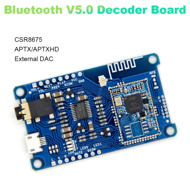 CSR8675%20Bluetooth%20V5.0%20Decoder%20Board%20PCM5102A%20Low%20Power%20Consumption%20-%20Image%203