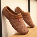 XIHAHA High Quality Slippers Men's Winter Shoes Soft Man Home Slippers Cotton Shoes Fleece Warm Anti-skid Man Slippers Sandals. 
