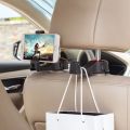 Adjustable Car Hooks Mobile Phone Holder Stand Portable Car Seat Back Fastener Universal Cell Phone Plastic Bracket Support.