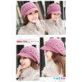 Family Flower Flash Sale GUIN Women Knitted Hat Winter Warm Knitted Baggy Beret Beanie Hat Ski Hat. 