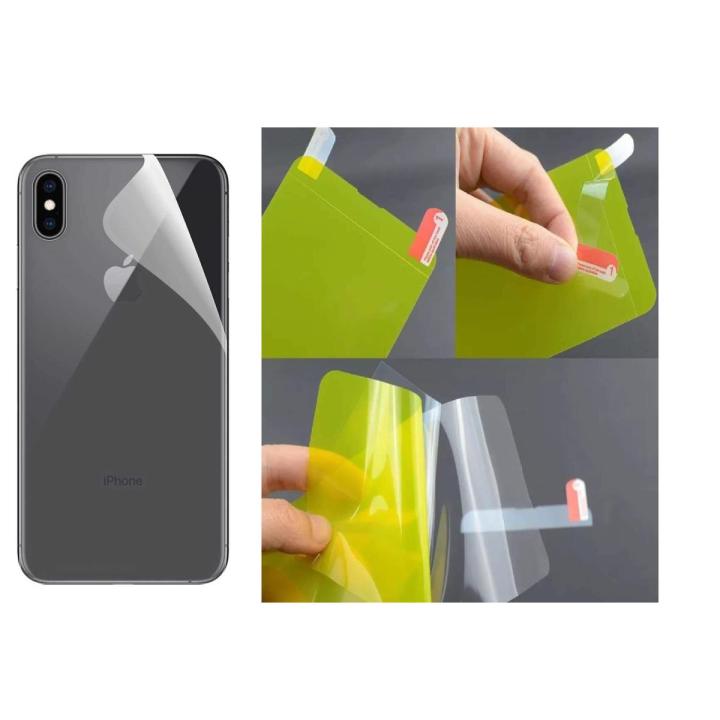 For Apple iPhone XS Max Crystal Clear Back Skin (Gel Poly not Glass) 3D  Real Transparent Skin Glossy Finish