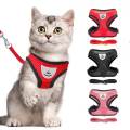 Cat Jacket Harness Harness And Leash Set Puppy Cat Vest Harness. 