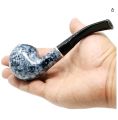 GStar Marbleized Tobacco Durable Pipe, perfect for tobacco and for props.. 