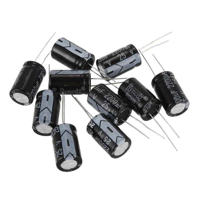 10%20Pcs%20black%202200uF%2025V%20Radial%20Aluminum%20Electrolytic%20Capacitors%201.3*1.3*2.1cm%20-%20%20black%20-%20Image%202