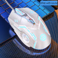 YINDIAO G5 Gaming Mouse Wired Mouse 6D 4Speed DPI RGB Gaming Mouse For Computer Laptop Gaming Mouse. 