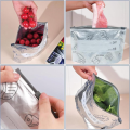 Aluminum Foil Food Bag Reusable Fresh-keeping Zip Lock Freezer Bag  -  Pure Mall. 