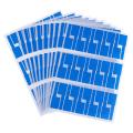 10 Sheets Self-Adhesive Cable Labels Waterproof Identification Tags Stickers.