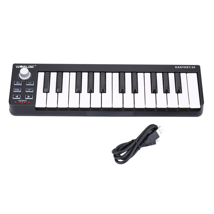 WORLDE Easykey.25 Portable Keyboard Mini 25Key USB MIDI Controller