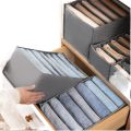 Premium Quality 7S Grid Cloth Organizer Box Closet Storage drawer divider storage organizer Box. 
