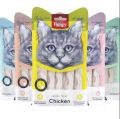 Wanpy Creamy Lickable Cat Treat Tuna Chicken Salmon Crab Shrimp 5X14g pack Different Flavours. 