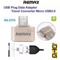 Remax OTG, Micro to Type IP Converter. 