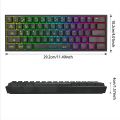 MageGee TS92 Wireless 60% Gaming Keyboard, Compact 61 Keys Rechargeable RGB Backlit Office Keyboard. 