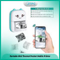 Mini Thermal Printer Photo Note Sticker Printing Bluetooth Wiressless Printer for IOS Androd Phone No Need Ink in 57mm.. 