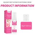 Intimate Area Whitening Cream Pink Body Serum Lighten Melanin Underarms Hips Inner Thighs Brightening Repair Private Part Care.
