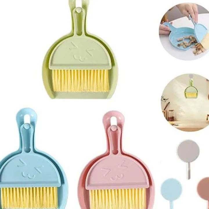 Multicolour%20Plastic%20Belcha%20and%20Brush,%20High%20quality%20Plastic%20shovel%20&%20Brush%201%20pcs%20Chines%20-%20Image%202