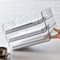 Transparent Desktop Organizer Easy Access Acrylic Stackable File Tray Storage Rack for Home Office Document Organization. 