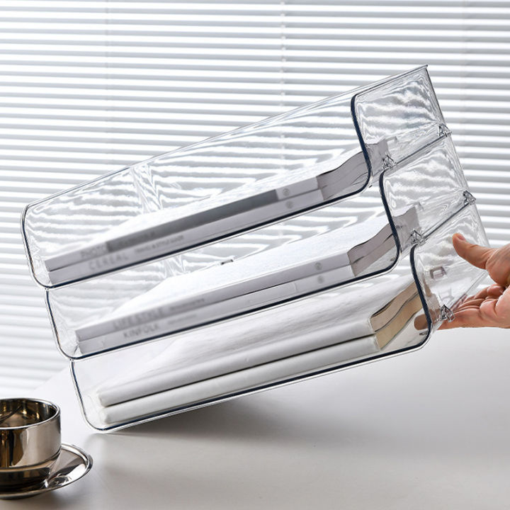 Transparent%20Desktop%20Organizer%20Easy%20Access%20Acrylic%20Stackable%20File%20Tray%20Storage%20Rack%20for%20Home%20Office%20Document%20Organization%20-%20Image%204