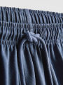 Womens Cotton Fit Drawstring Summer Lounge Shorts From Levin. 