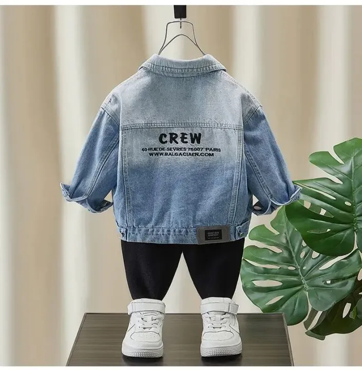 Baby%20Boys%20Denim%20Jacket%202023%20New%20Spring%20Clothes%20Children's%20Coat%20Kids%20Boy%20Autumn%20Fashion%20Lapel%20Jeans%20Jacket%202%204%206%207Y%20-%20Image%203