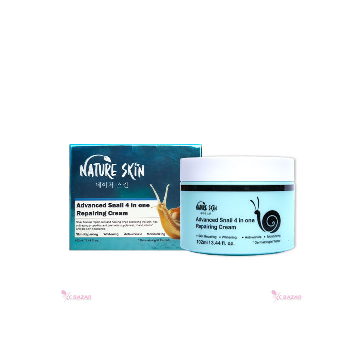 Nature Skin Advanced Snail 4 in One Repairing Cream 102ml