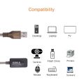 Active USB 2.0 Extension cable 20M/15M/3M/5M/10M USB 2.0 Extender USB extension cord with booster USB male to female.
