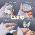 DIY Flower Rabbit Charger Case For Apple 18W 20W Charger Adapter Cover Sleeve Silicone Case Cable Winder For iPhone Accessories. 