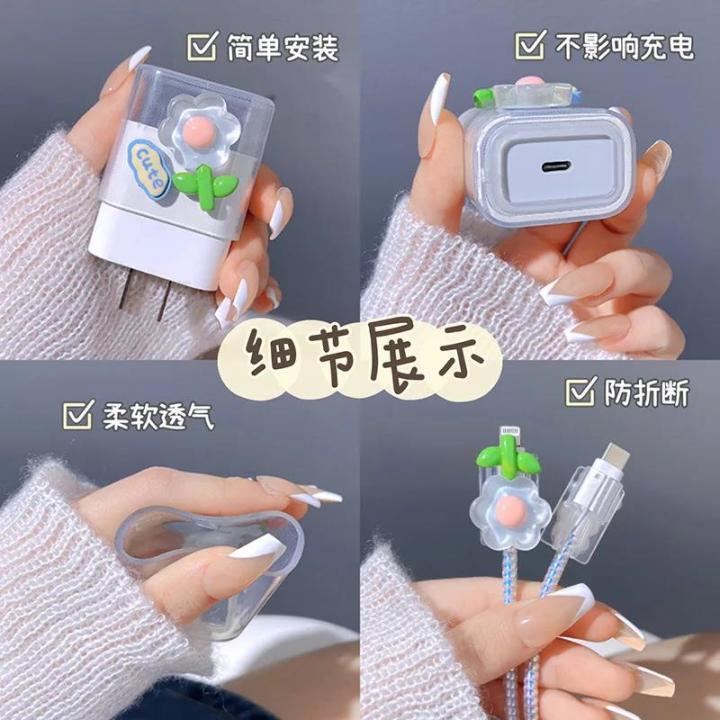 DIY%20Flower%20Rabbit%20Charger%20Case%20For%20Apple%2018W%2020W%20Charger%20Adapter%20Cover%20Sleeve%20Silicone%20Case%20Cable%20Winder%20For%20iPhone%20Accessories%20-%20Image%204