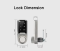 Electric Touch Keypad Digital Password Code Cabinet Drawer Lock For Home Office Hotel. 