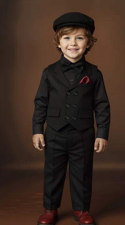 Most%20demanding%205%20pcs%20black%20colour%20party%20dress%20set%20for%20kids%20-%20Image%202