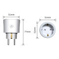 Monitoring Smart Plug Wifi Smart Socket Tuya Smart Life App EU Plug Alexa Google Smart Home Voice Control Pug Outlet professional design.