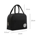 Zipper Lunch Bag Waterproof Lunch Bag Thermal Lunch Tote Lunch Bag For Women Picnic Lunch Bag. 