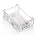 Transparent Business Card Holder.