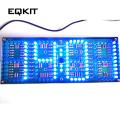 DIY Kit Clock Timer Blue Screen Display Kits Electronic Suite With Patch Remote Control 132pcs 5mm LEDs Display Timer ECL-132. 