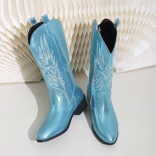 Western%20Cowboy%20Boots%202024%20Winter%20Fashion%20Mid-calf%20Women's%20Boots%20Retro%20Pointed%20Toe%20Slip-on%20Mid%20Heel%20Pink%20Boots%20Shoes%20for%20Women%20-%20Image%207