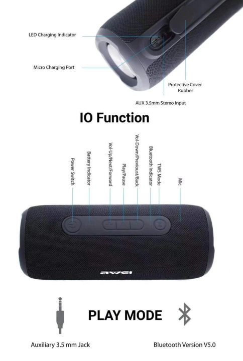 Awei%20Y669%20Speaker%20TWS%20Outdoor%20Portable%20Bluetooth%20Speakers%20Wireless%20IPX7%20Lightweight%20Superior%20Sound%20Quality%20-%20Image%206