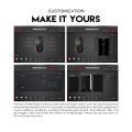 FANTECH PHANTOM II VX6 RGB USB Wired Gaming Mouse 7200 DPI 7D Programmable Gamer Gaming Wired Mice For PC Laptop. 