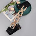 Luxury Gold Chain Belt Elastic Metal Waist Belts for Fashion Women Stretch Waistband GM169. 