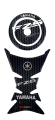 YAMAHA FZ-S Fuel Tank Pad Sticker For Motorcycle. Full Black.