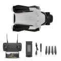 FLH i10 Pro Dual Camera Folding Drone | FLH Dual Battery WiFi FPV RC Quadcopter | 3.7V 1800mAh Battery | App Control | Headless Mode | Altitude Hold | One Key Takeoff & Landing | Best Drone for Beginner.