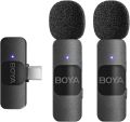 Boya BY-V20 USB-C ports Ultracompact 2.4GHz Wireless Microphone System.