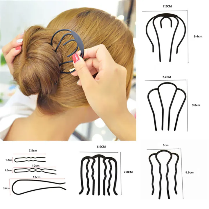 Women%20Hair%20Insert%20Comb%20Messy%20Bun%20Hair%20Pin%20Metal%20Wave%20Shape%20Hair%20Fork%20For%20Parties%20ANLAN%20-%20Image%203