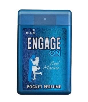 Engage Men's Cool Marine Pocket Perfume - 18ml