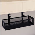 Sleek Design Cable Management Box Clutter-Free Space-Saving Easy-To-Install Under Desk Tray Compact Cable Organizer for Home.
