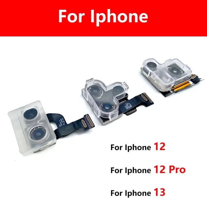 Original%20For%20iPhone%2012%2013%2012Pro%2013Pro%20Max%20Mini%20Back%20Rear%20Camera%20Module%20Flex%20Cable%20+Front%20Facing%20Camera%20Replacement%20Parts%20-%20Image%205