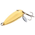 2pcs Fishing Lure 7cm 24g Metal Spoon Spinner Bait With Double Rotating Blade Artificial Lure Baits Fishing Gear. 