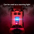 Warsun Portable Mini Keychain Light LED High Bright Flashlight Dual Light Source Camping Fishing Multi-function Tool Torch Lamp. 