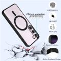For Samsung Galaxy A17 A16 A15 A06 A07 A25 A26 A34 A35 A36 A55 A56 Mobile Cover MagSafe Compatible Shockproof Transparent Slim Fit Wireless Charging supported Frosted Border Phone Back Case Mobile Cover.