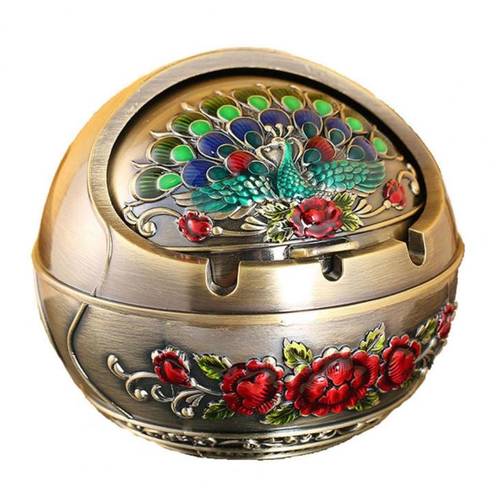 Ashtray%20Household%20Home%20Decor%20Zinc%20Alloy%20Retro%20Large%20Ash%20Holder%20with%20Lid%20for%203d%20Relief%20Pattern%20Design%20is%20Exquisite%20-%20Image%207